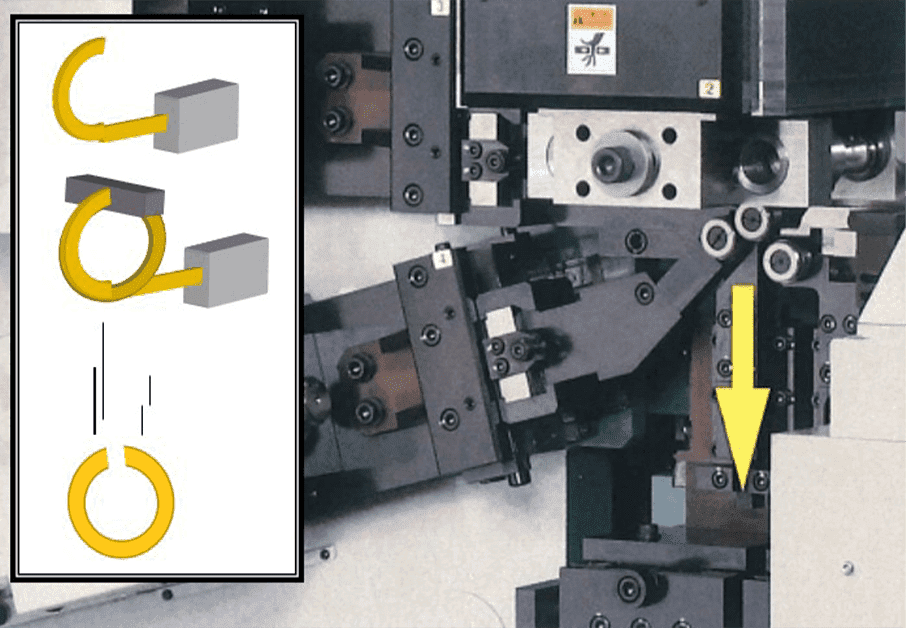 RG automatic product falling